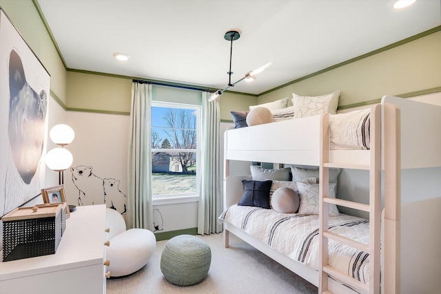 23244 W Teton Ln, Plainfield, IL 60585 - carpeted bedroom featuring ornamental molding