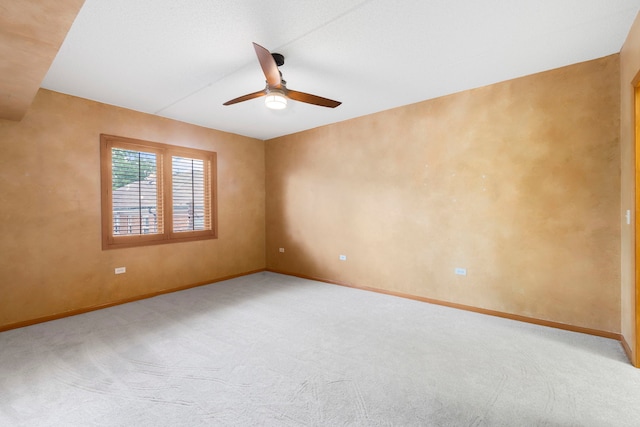 100 N Gary Ave N Unit 304, Wheaton, IL 60187 - carpeted empty room featuring ceiling fan and baseboards