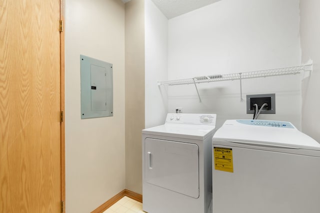 100 N Gary Ave N Unit 304, Wheaton, IL 60187 - laundry room featuring electric panel and washing machine and dryer