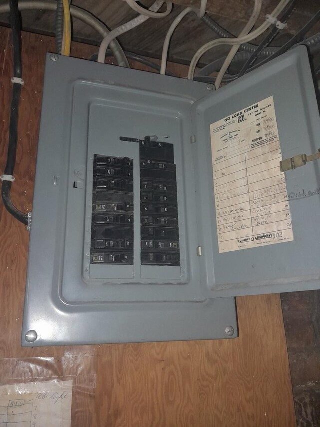 516 S Grant St, Earlville, IL 60518 - utility room featuring electric panel