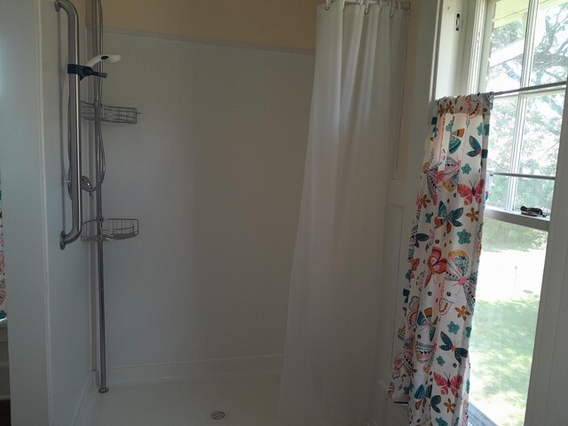 516 S Grant St, Earlville, IL 60518 - full bath featuring a shower with curtain
