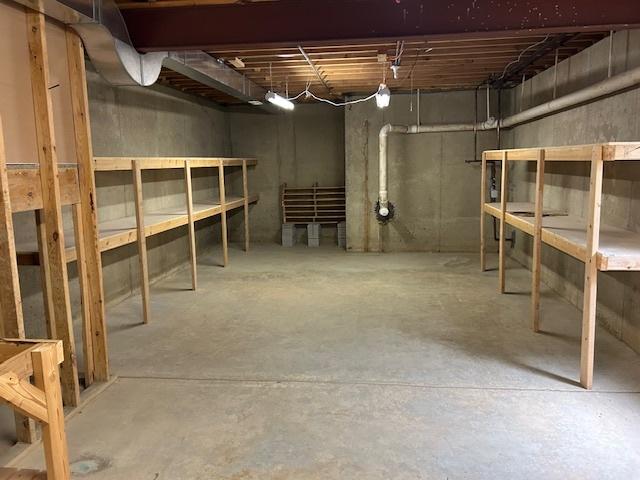 13804 Ironwood Dr, Plainfield, IL 60544 - view of unfinished basement