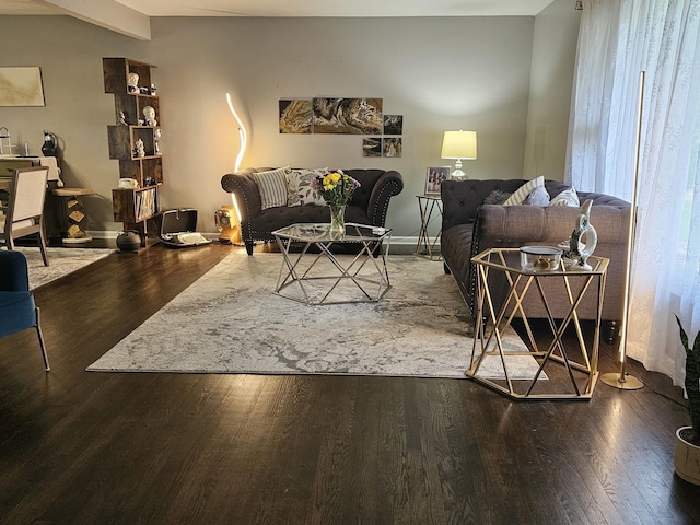 8554 Fir St, Orland Park, IL 60462 - living area featuring wood finished floors