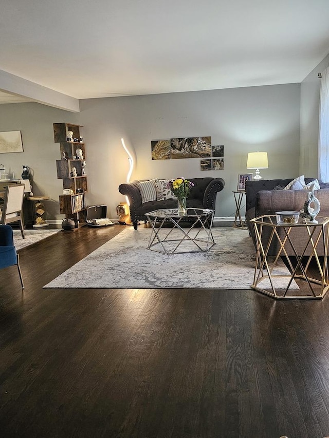 8554 Fir St, Orland Park, IL 60462 - living area featuring wood finished floors