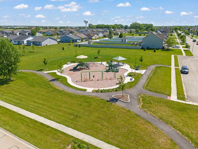 27363 W Macura St, Channahon, IL 60410 - aerial view of residential area with a park