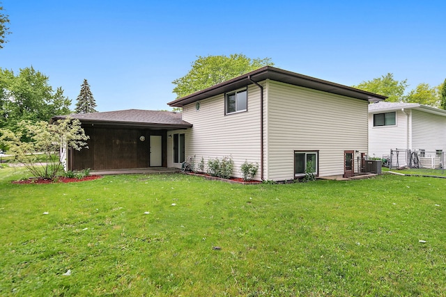 610 Catalpa Ln, Bartlett, IL 60103 - back of property featuring cooling unit