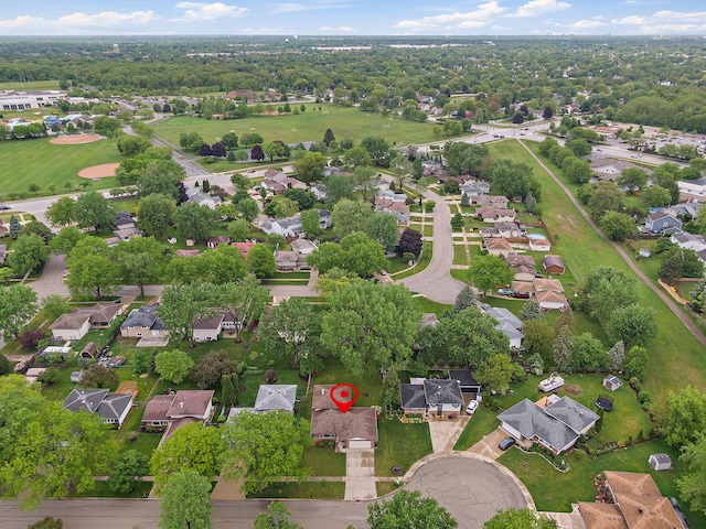610 Catalpa Ln, Bartlett, IL 60103 - aerial perspective of suburban area