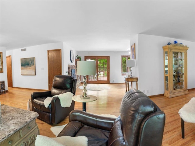 7417 N Hill Rd, Marengo, IL 60152 - living area with wood finished floors and baseboards