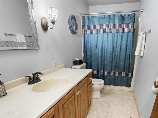 7417 N Hill Rd, Marengo, IL 60152 - bathroom featuring vanity, toilet, and tile patterned flooring