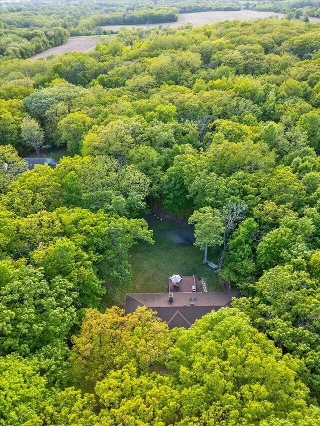 7417 N Hill Rd, Marengo, IL 60152 - view of subject property with a heavily wooded area