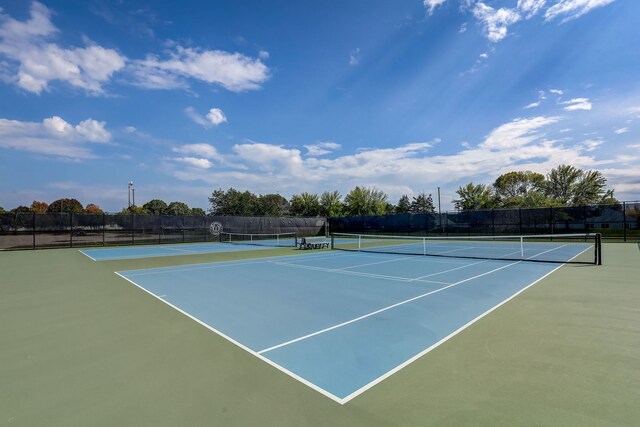 13460 S Magnolia Dr, Plainfield, IL 60544 - view of tennis court with community basketball court