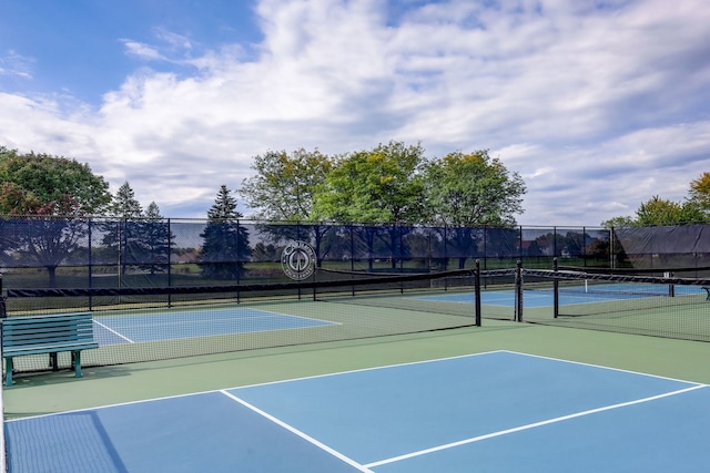 13460 S Magnolia Dr, Plainfield, IL 60544 - view of tennis court with community basketball court