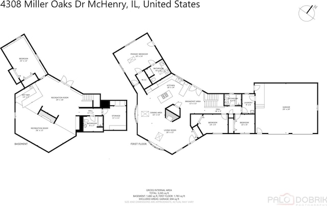 4308 Miller Oaks Dr, Mchenry, IL 60051 - property floor plan
