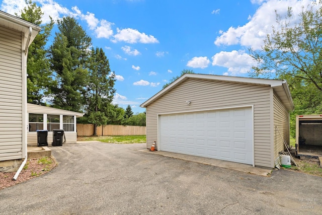 35976 N Fairfield Rd, Ingleside, IL 60041 - detached garage featuring fence