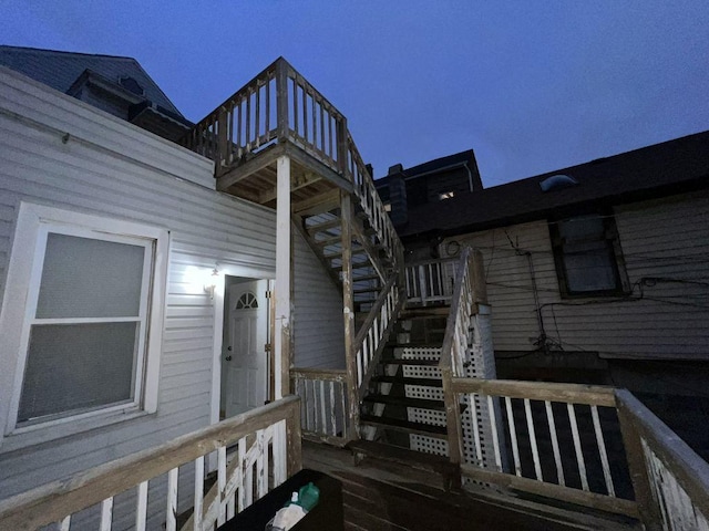1934 W 21st Pl, Chicago, IL 60608 - wooden deck featuring stairway