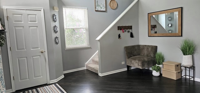 2383 Shiloh Dr, Aurora, IL 60503 - foyer with wood finished floors and stairway