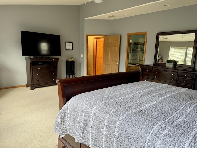 18233 Eagle Dr, Tinley Park, IL 60477 - bedroom with light carpet and baseboards