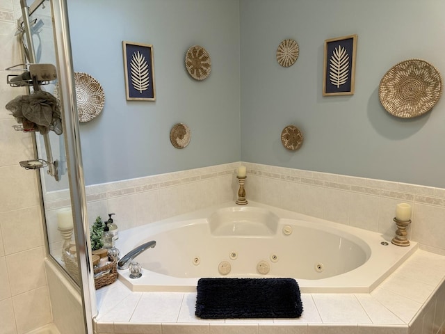 18233 Eagle Dr, Tinley Park, IL 60477 - full bathroom with a tub with jets