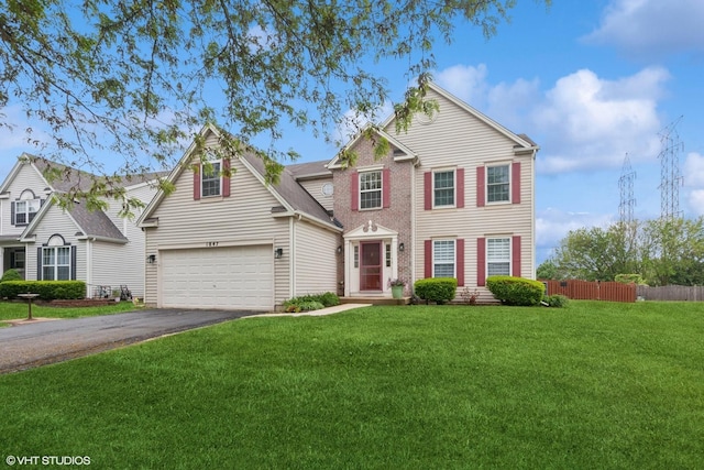 1847 Lake Shore Dr, Romeoville, IL 60446 - traditional home featuring driveway and an attached garage