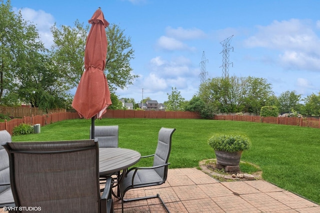 1847 Lake Shore Dr, Romeoville, IL 60446 - view of patio featuring outdoor dining area