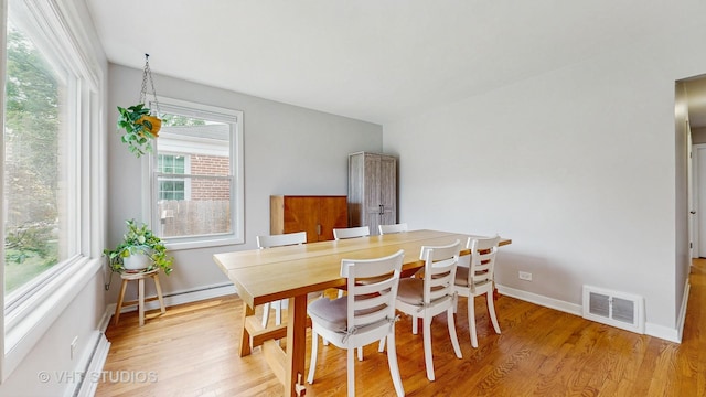 5304 N Oriole Ave, Chicago, IL 60656 - dining room featuring light wood finished floors and baseboards