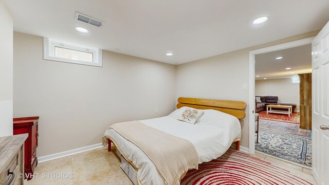 5304 N Oriole Ave, Chicago, IL 60656 - bedroom featuring recessed lighting and baseboards