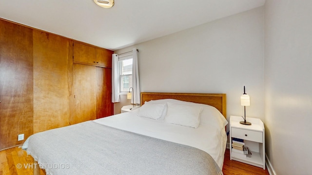 5304 N Oriole Ave, Chicago, IL 60656 - bedroom with a closet and light wood-type flooring