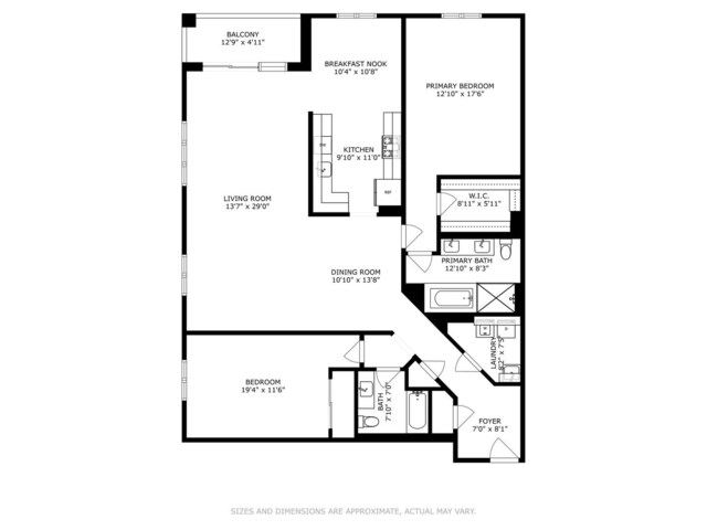 6807 N Milwaukee Ave Unit 204, Niles, IL 60714 - room layout