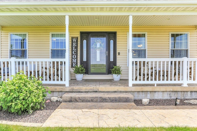1228 N County Road 530 Rd E, Tuscola, IL 61953 - doorway to property with covered porch