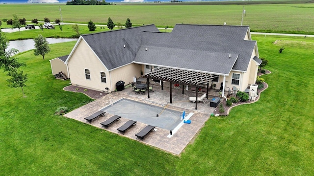 1228 N County Road 530 Rd E, Tuscola, IL 61953 - aerial view of sparsely populated area with a nearby body of water