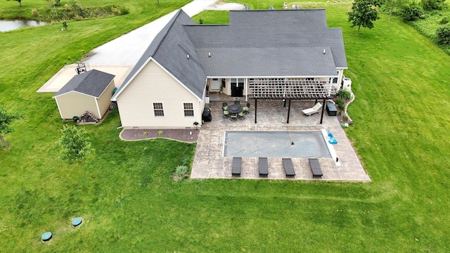 1228 N County Road 530 Rd E, Tuscola, IL 61953 - aerial view of property and surrounding area