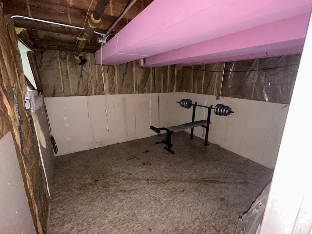 3506 W 78th St, Chicago, IL 60652 - view of unfinished basement