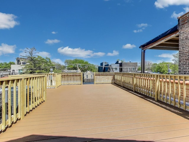 847 N Damen Ave Unit 2R, Chicago, IL 60622 - view of wooden terrace