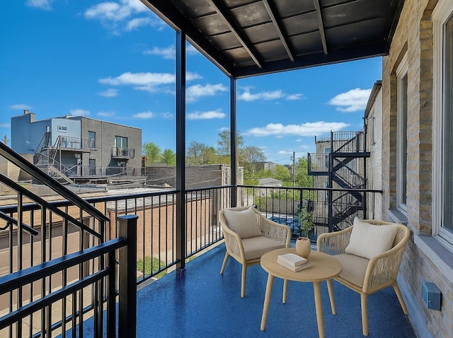 847 N Damen Ave Unit 2R, Chicago, IL 60622 - balcony featuring stairway