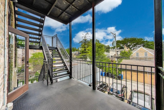 847 N Damen Ave Unit 2R, Chicago, IL 60622 - patio / terrace featuring stairway