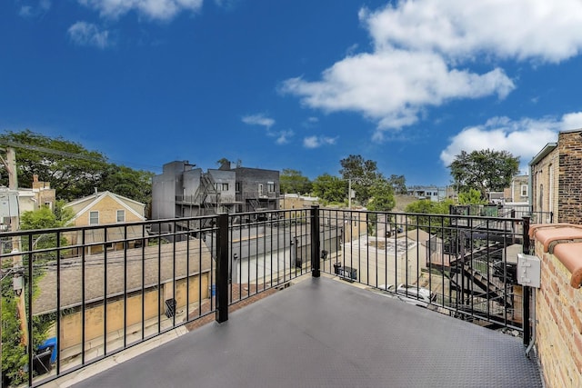 847 N Damen Ave Unit 2R, Chicago, IL 60622 - balcony with a residential view
