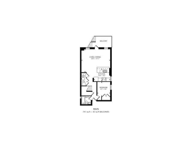 847 N Damen Ave Unit 2R, Chicago, IL 60622 - view of room layout