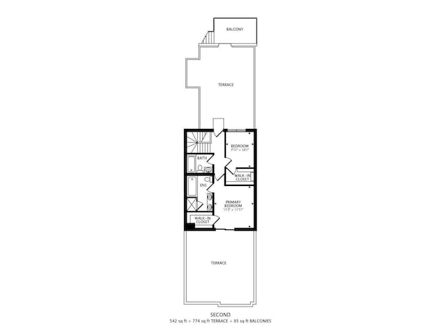 847 N Damen Ave Unit 2R, Chicago, IL 60622 - view of floor plan / room layout