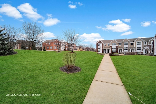 863 Lewisburg Ln, Aurora, IL 60504 - view of home's community with a yard