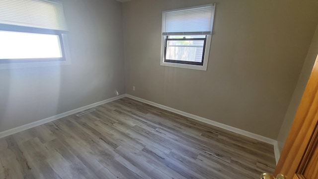 107 Georgine St, Crystal Lake, IL 60014 - spare room featuring wood finished floors and baseboards