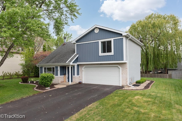 543 White Birch Rd, Lindenhurst, IL 60046 - traditional-style house with driveway and brick siding