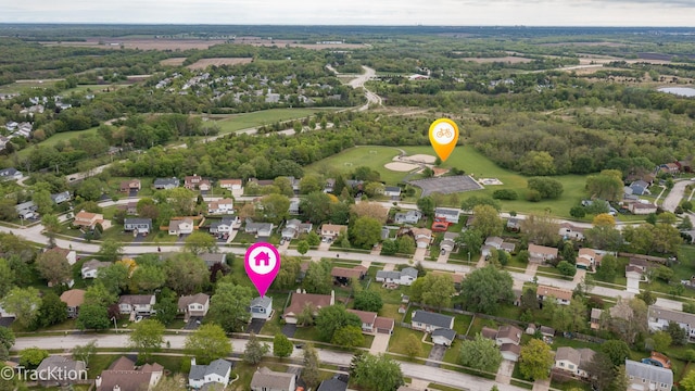 543 White Birch Rd, Lindenhurst, IL 60046 - aerial view of residential area