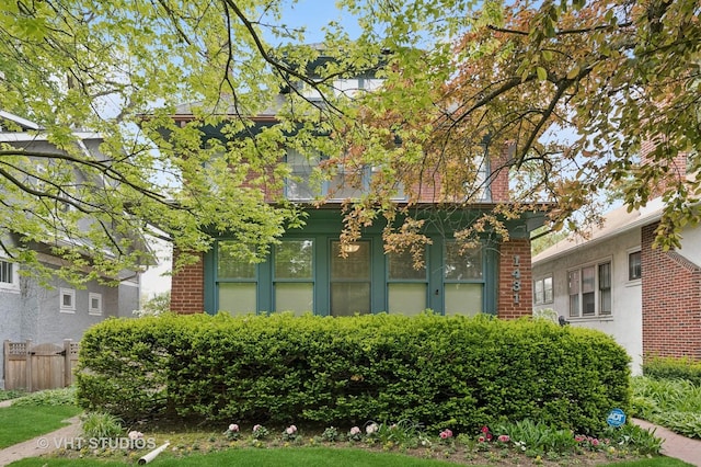 1431 Noyes St, Evanston, IL 60201 - view of property exterior with brick siding