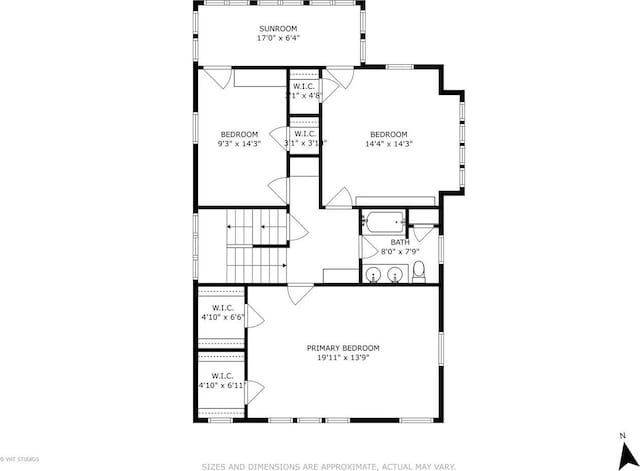 1431 Noyes St, Evanston, IL 60201 - property floor plan