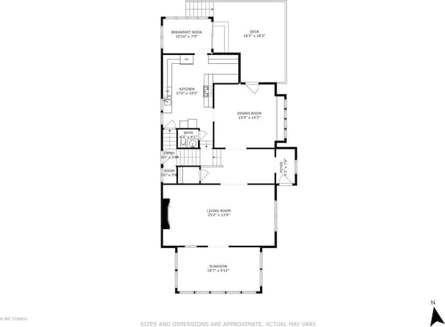 1431 Noyes St, Evanston, IL 60201 - home floor plan