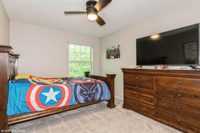30W012 Laurel Ct, Warrenville, IL 60555 - carpeted bedroom with ceiling fan and baseboards