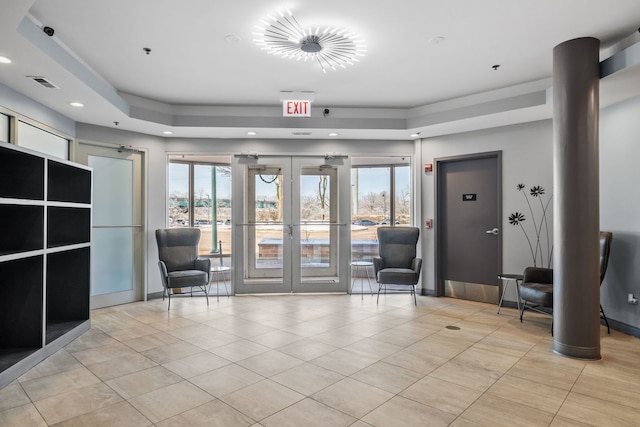 400 Village Cir Unit 207, Willow Springs, IL 60480 - lobby featuring recessed lighting and a surveillance system