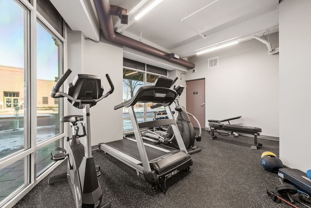 400 Village Cir Unit 207, Willow Springs, IL 60480 - view of exercise room