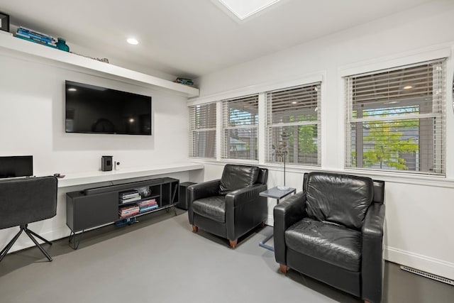 409 Cottage Ave, Glen Ellyn, IL 60137 - sitting room featuring a desk and recessed lighting