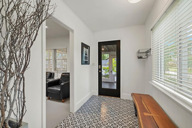 409 Cottage Ave, Glen Ellyn, IL 60137 - entryway with plenty of natural light and baseboards
